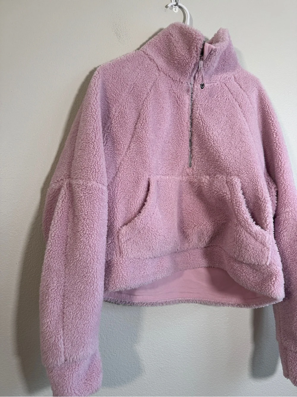 Lululemon Scuba Oversized Fleece Funnel Neck in Pink Peony - M/L